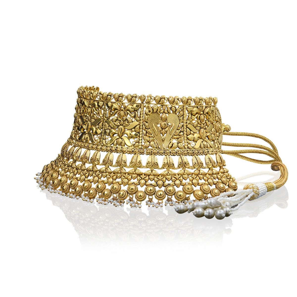 High Neck Gold Choker