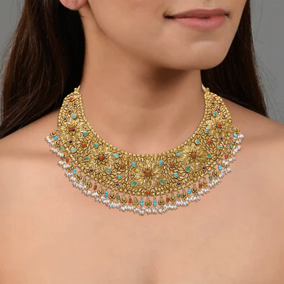 Seven Seas Gold Necklace Set