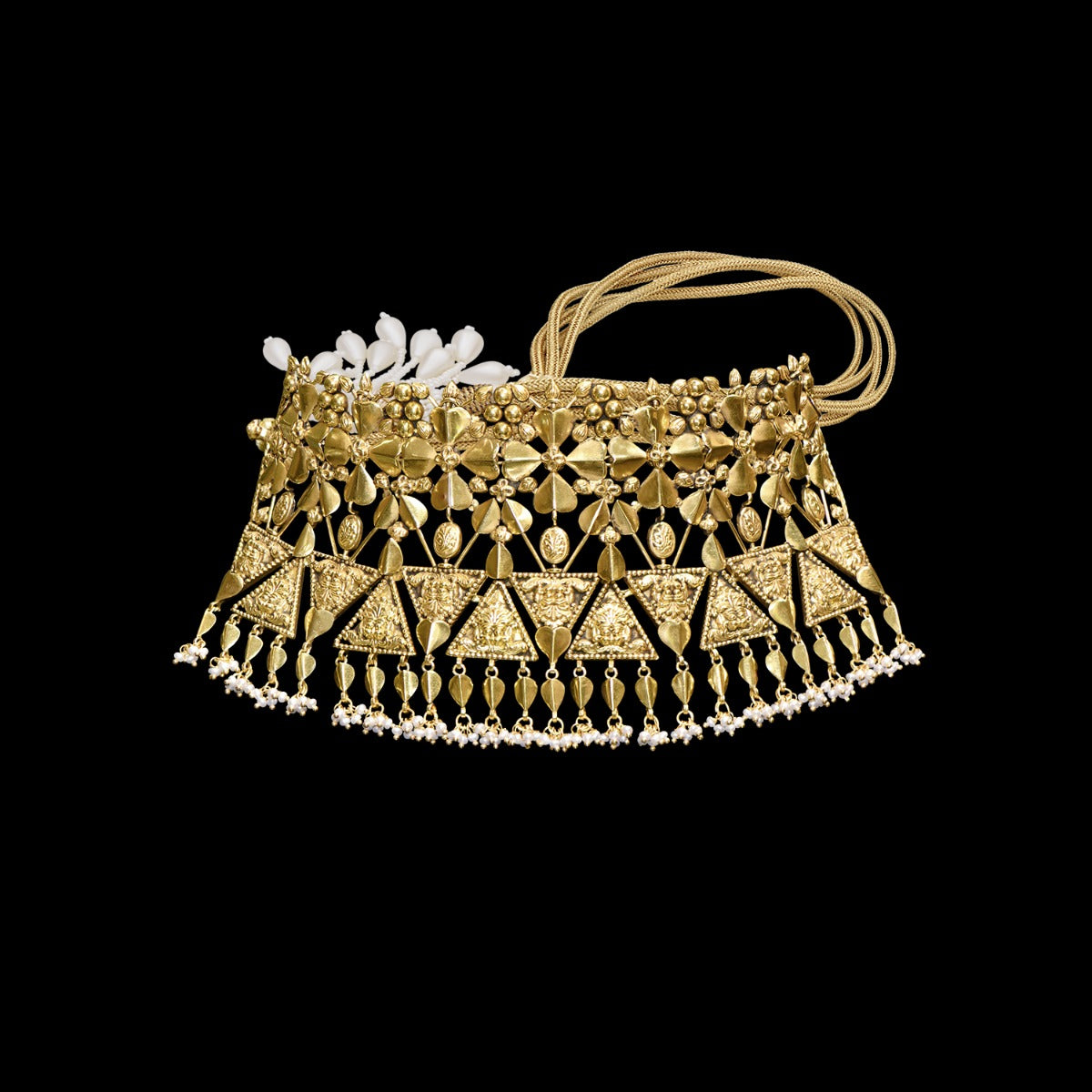 Tulips Gold Choker Set