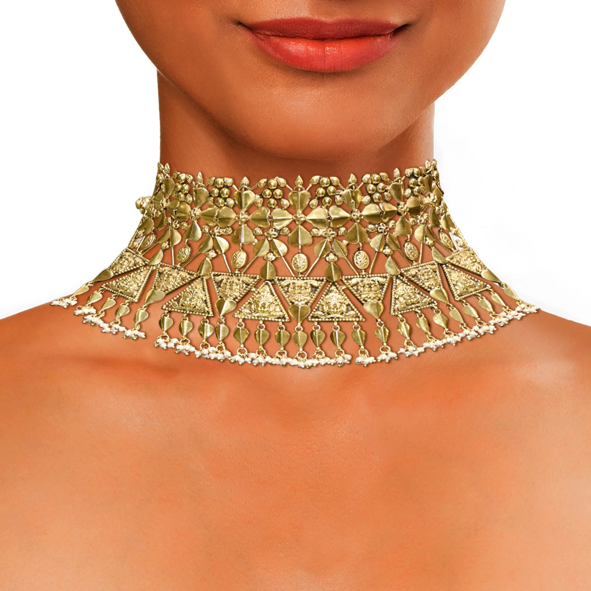 Tulips Gold Choker