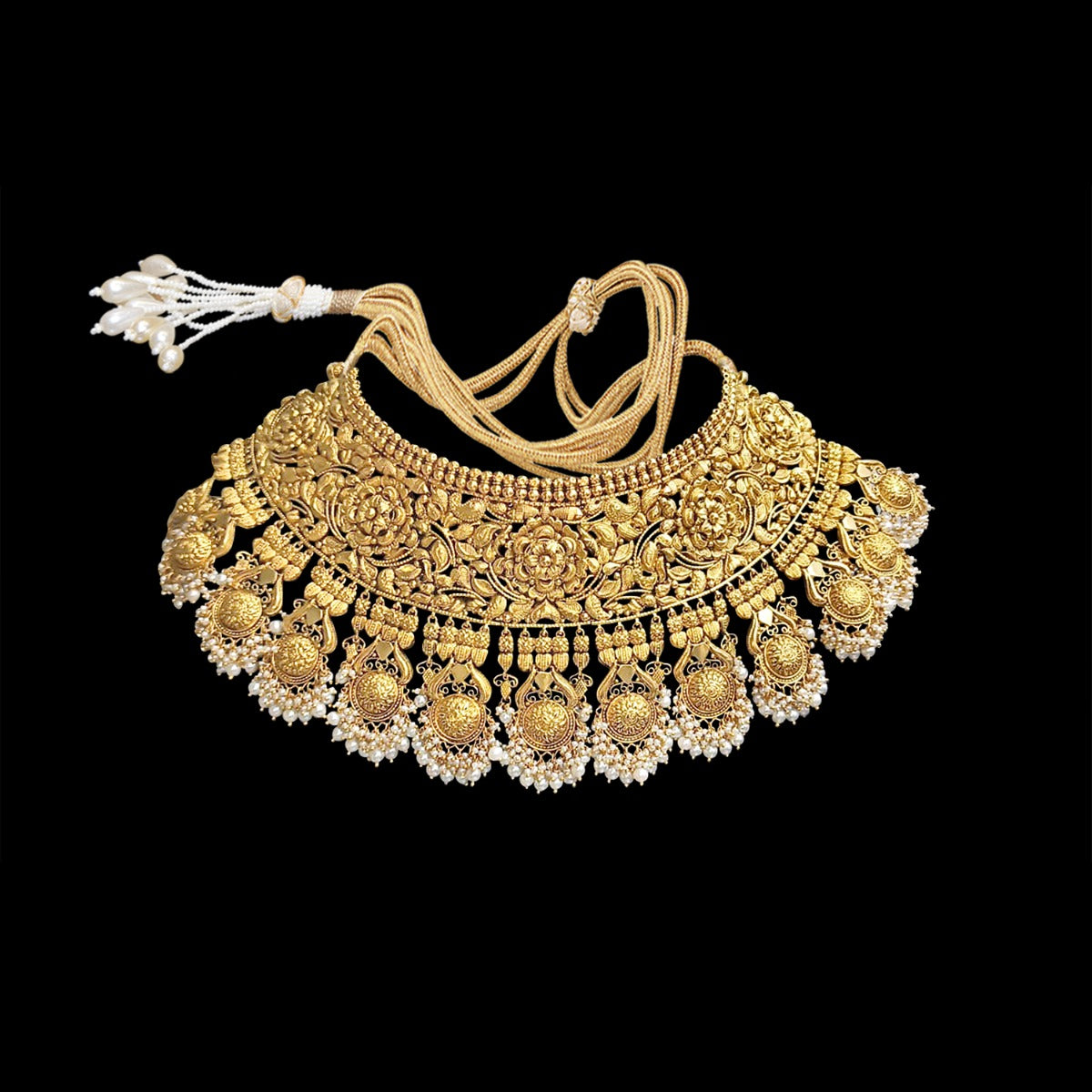 Ina Floret Gold Necklace Set