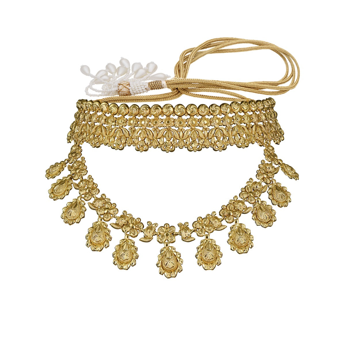 Close and Far Neck Gold Choker