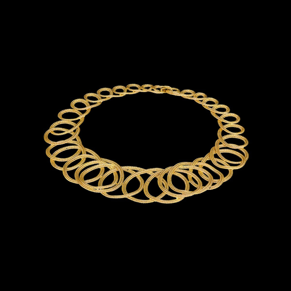 Loopy Troops Gold Necklace