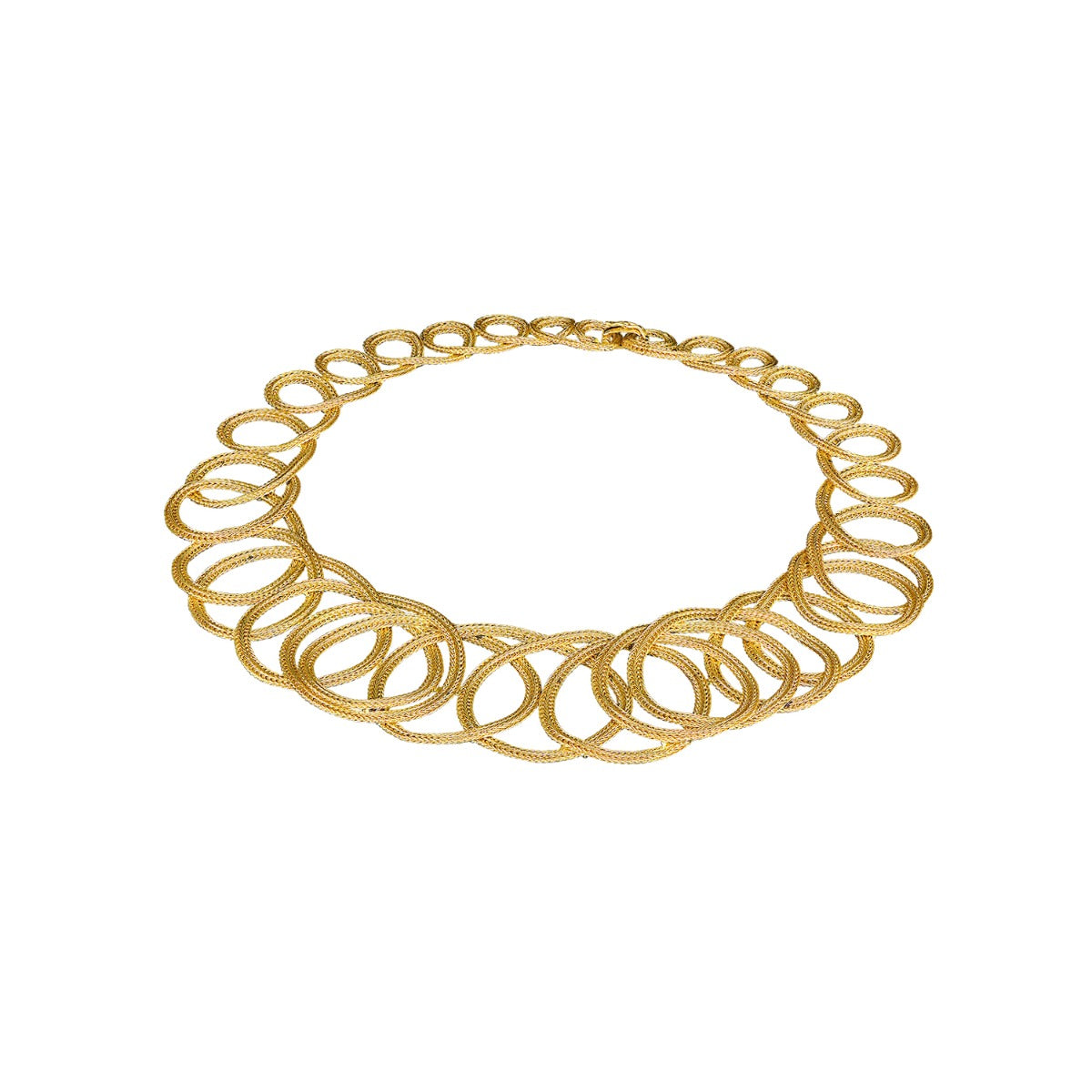 Loopy Troops Gold Necklace