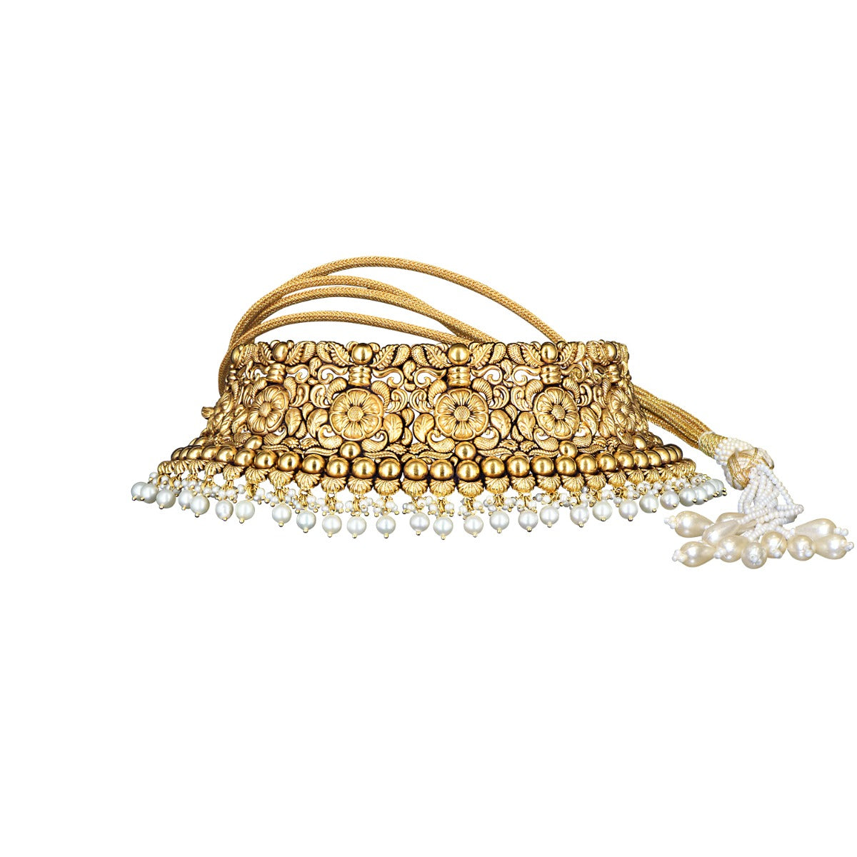 Charming Floret Gold Choker