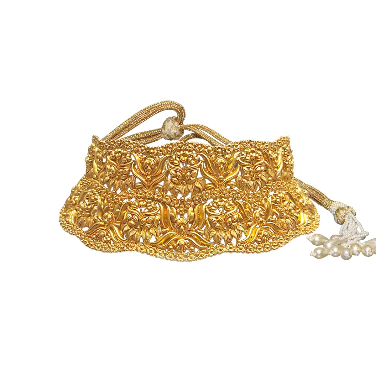 Floral Glow Gold Choker