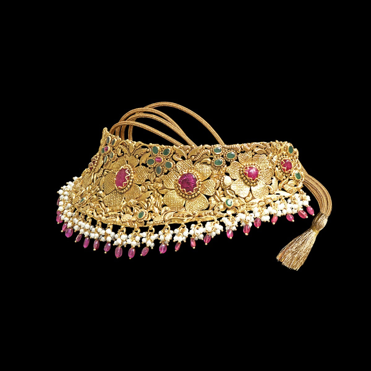 Begonia Floweret Gold Choker