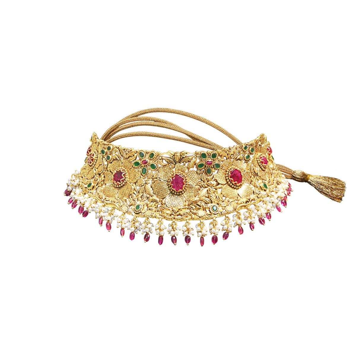 Begonia Floweret Gold Choker