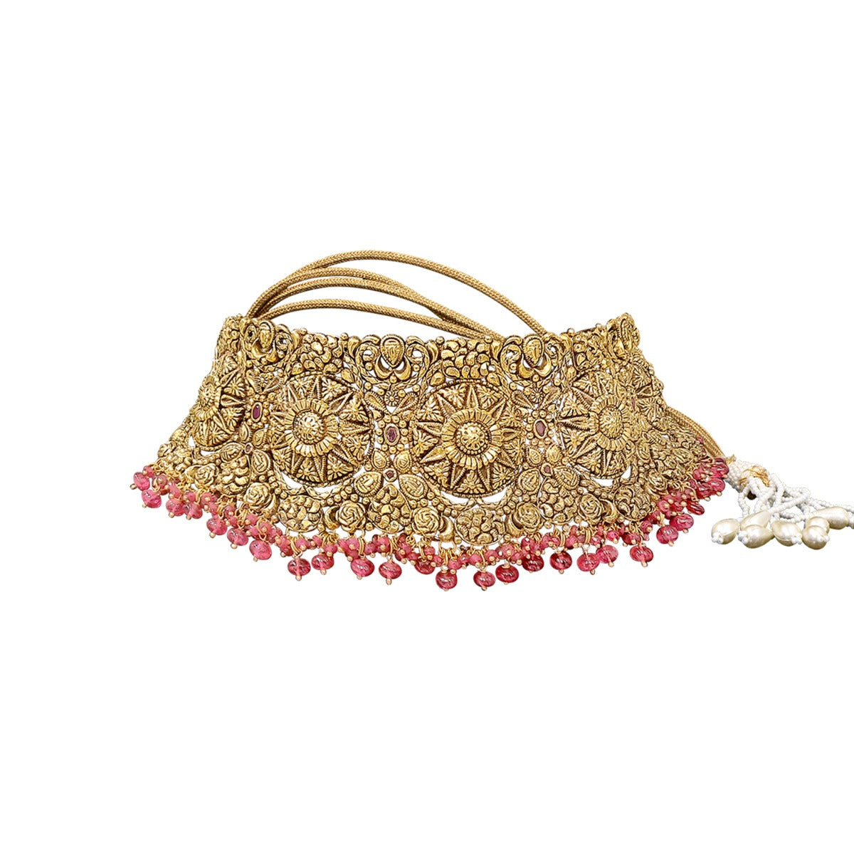 Floral Sunshine Gold Choker