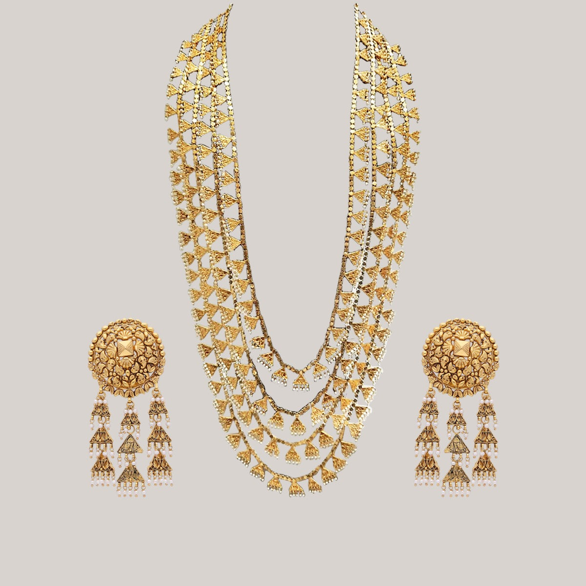 Aliyna Gold Necklace Set