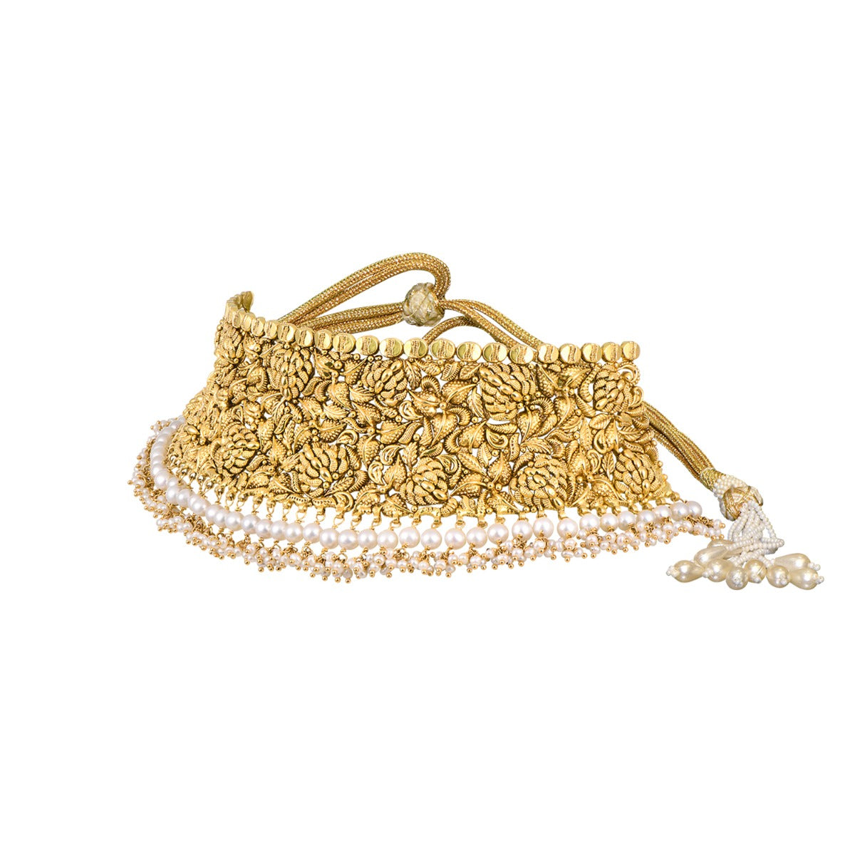 Blooming Leaf Gold Choker