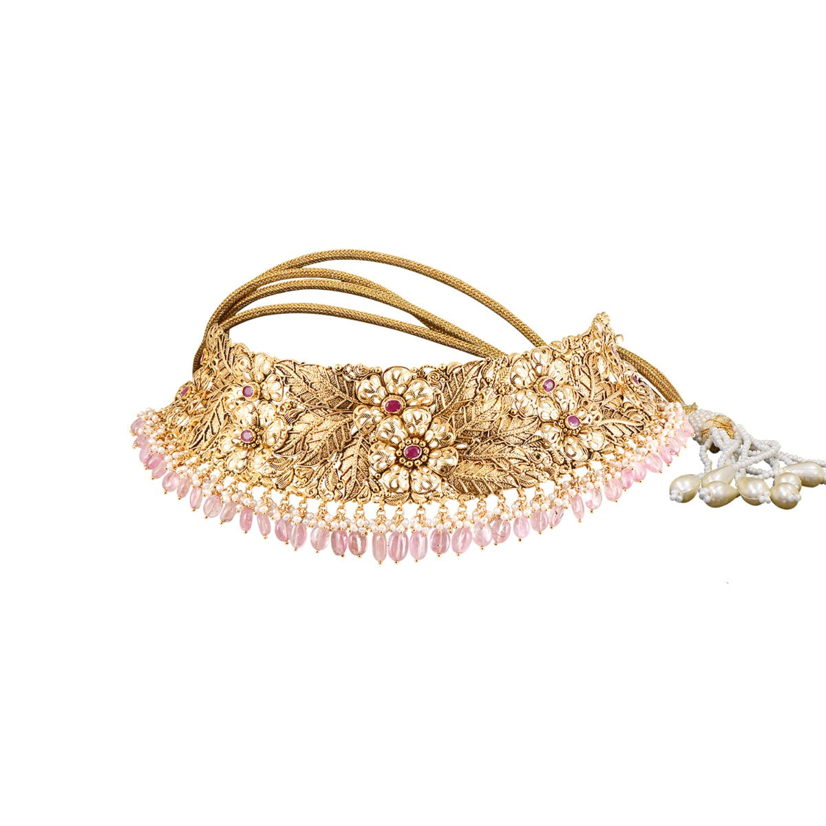 Jardin Feuille Gold Choker Set