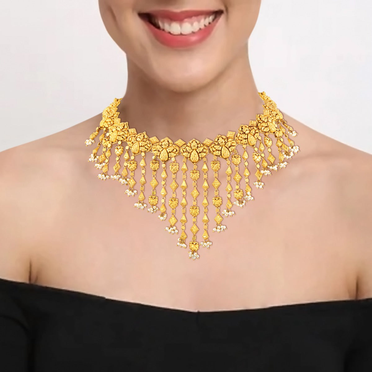 Borla Gold Necklace Set