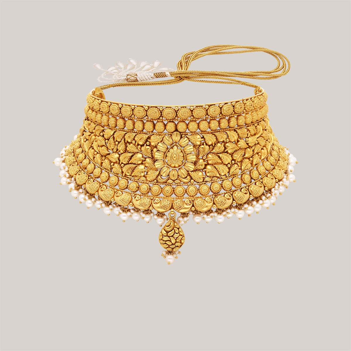 Thushi Gold Choker Set