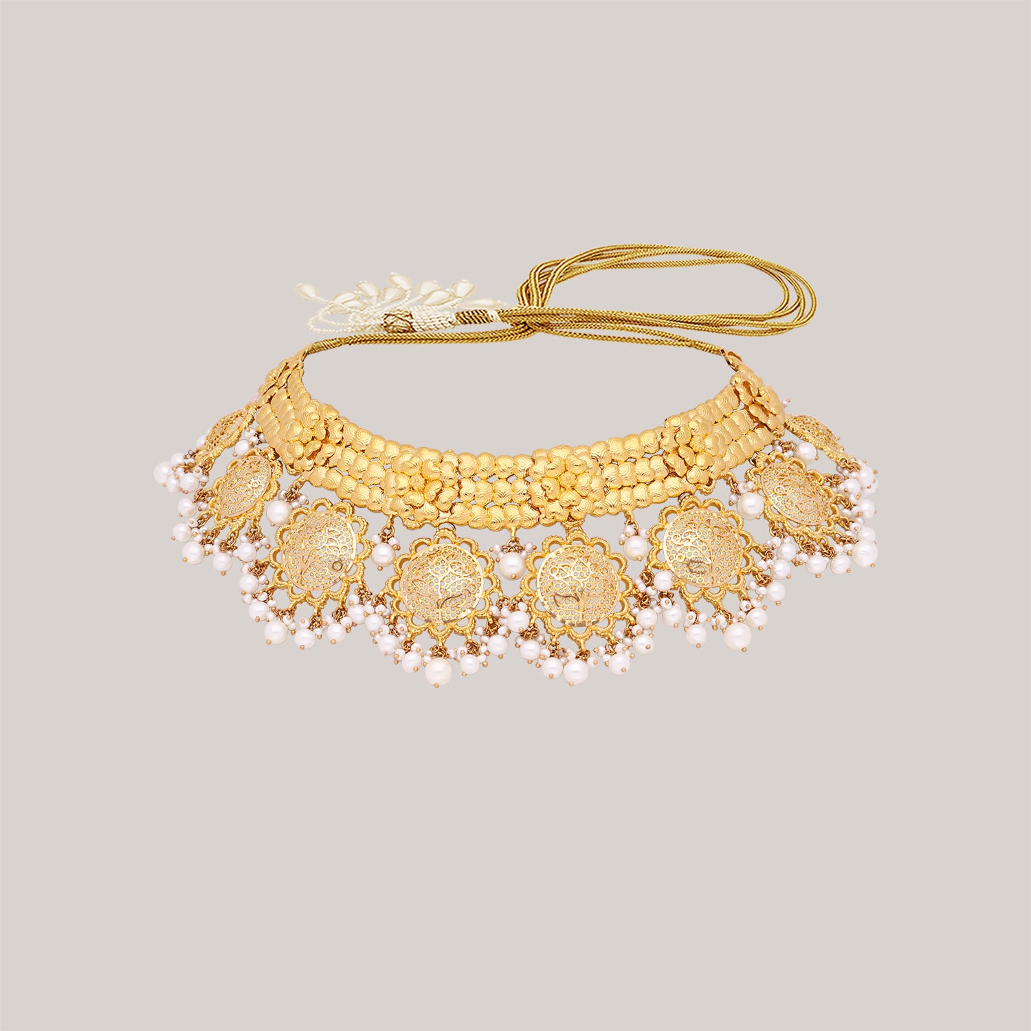 Feme Gold Choker Set