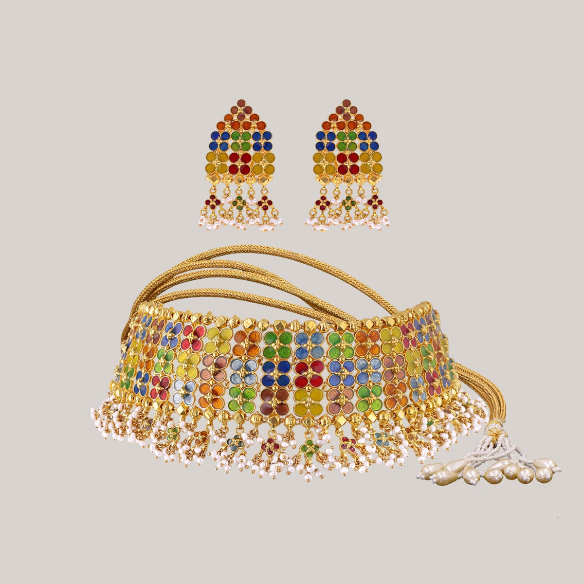 Arc En Ciel Gold Choker Set