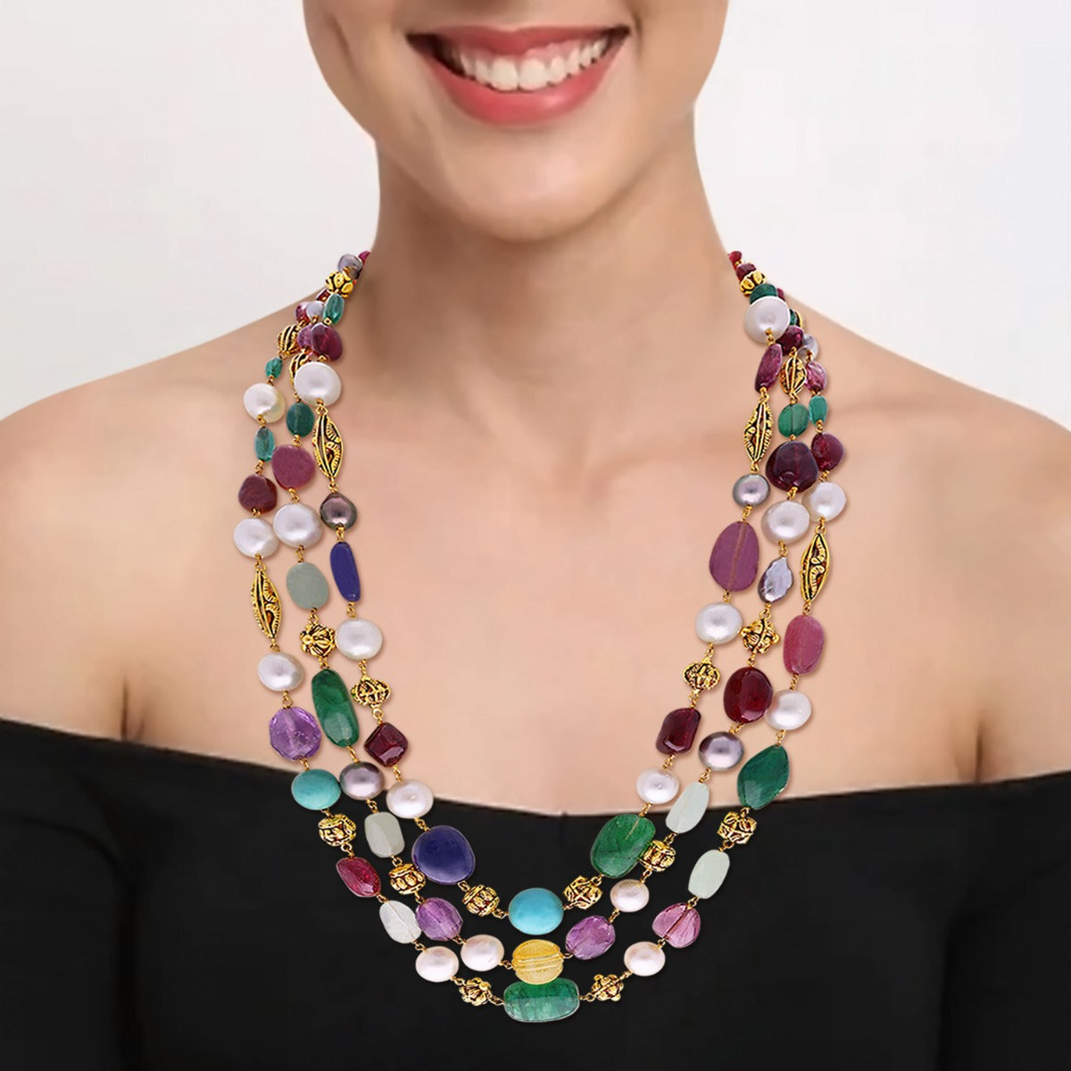 Adya Gold Long Necklace