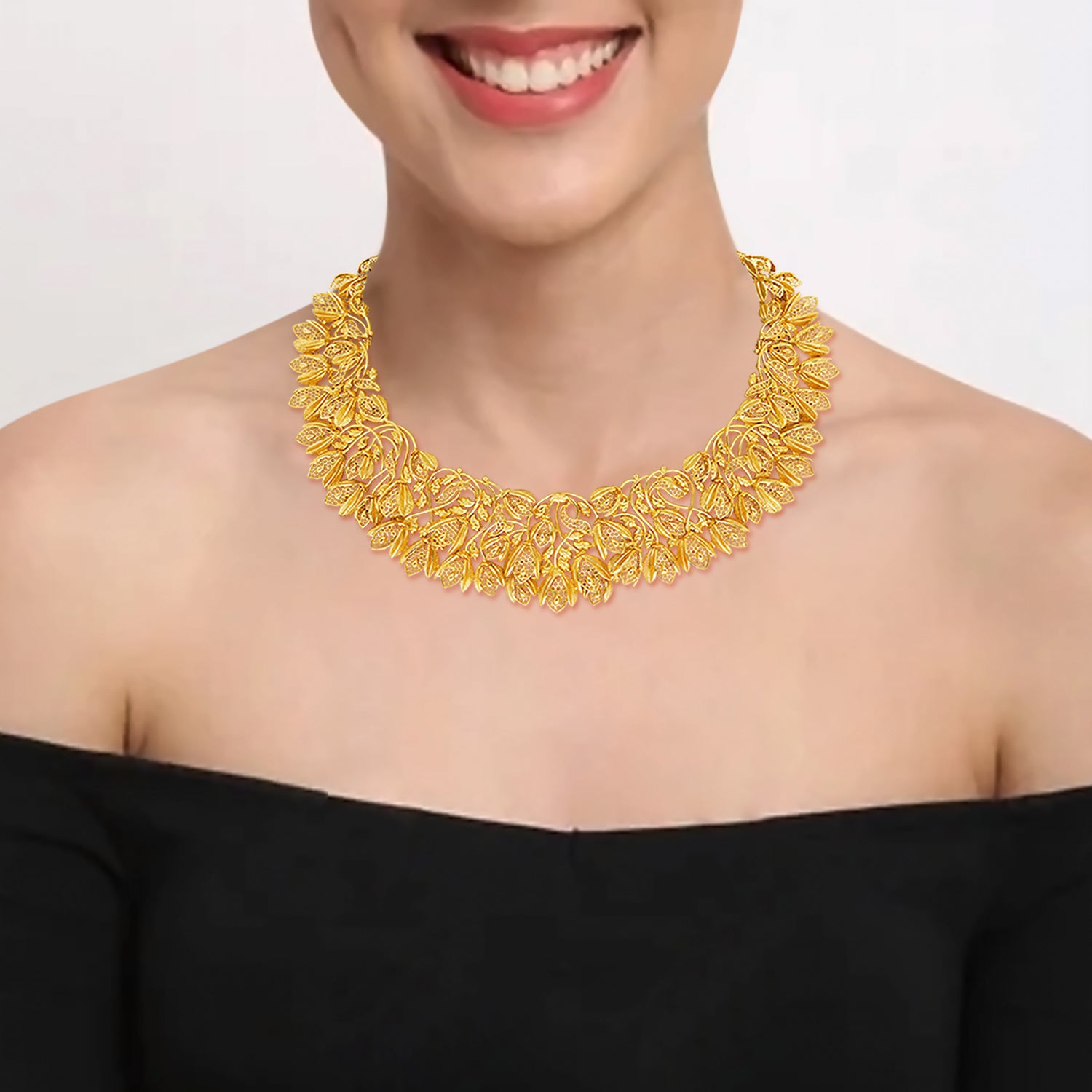 Gilded Garden Gold Necklace