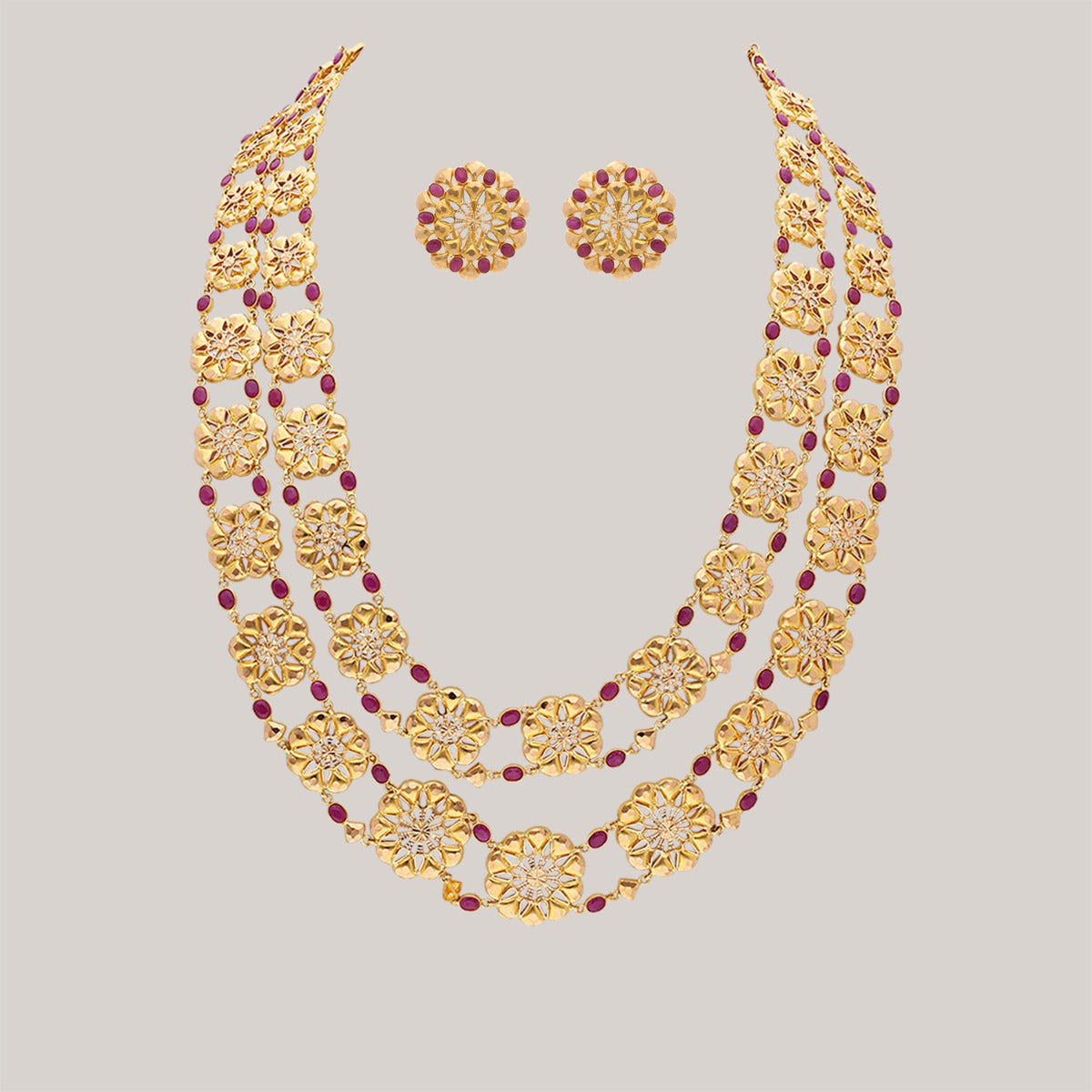 Magnolia Gold Necklace Set