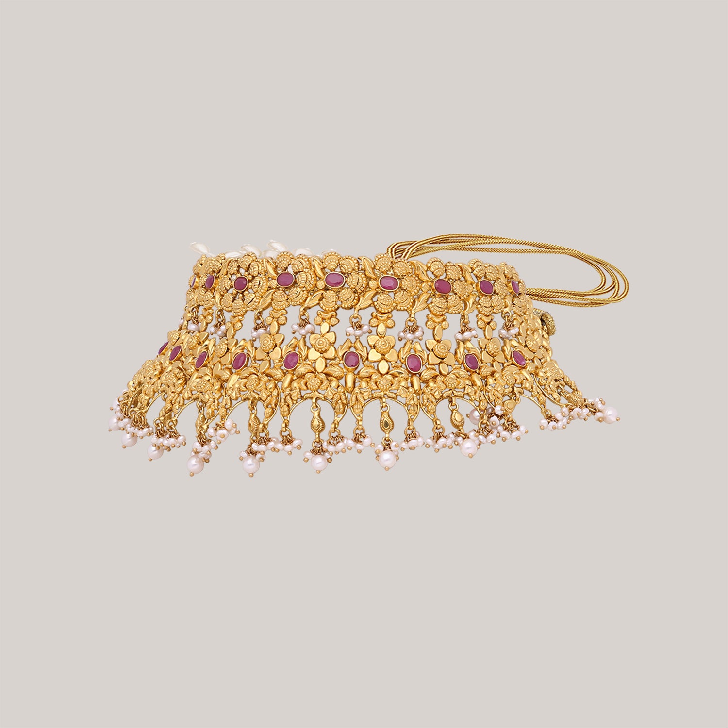 Dahlia Gold Choker Set