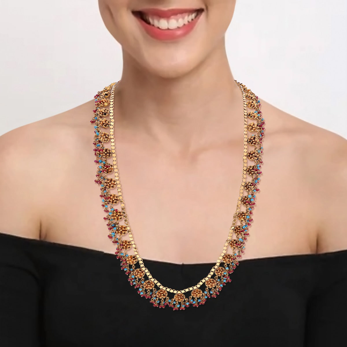 Kinkari Gold Necklace