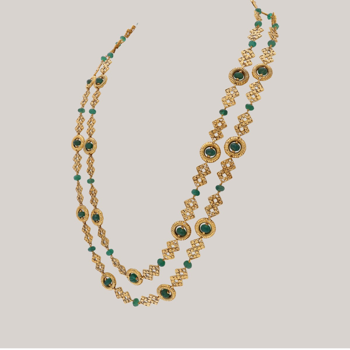 Ehani Gold Necklace Set