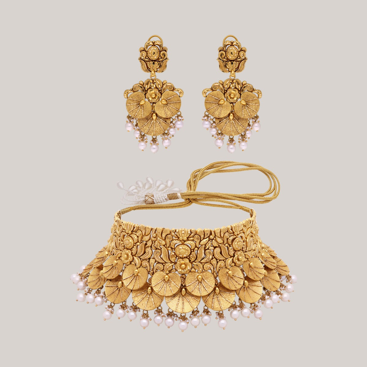 Janaki Gold Choker Set
