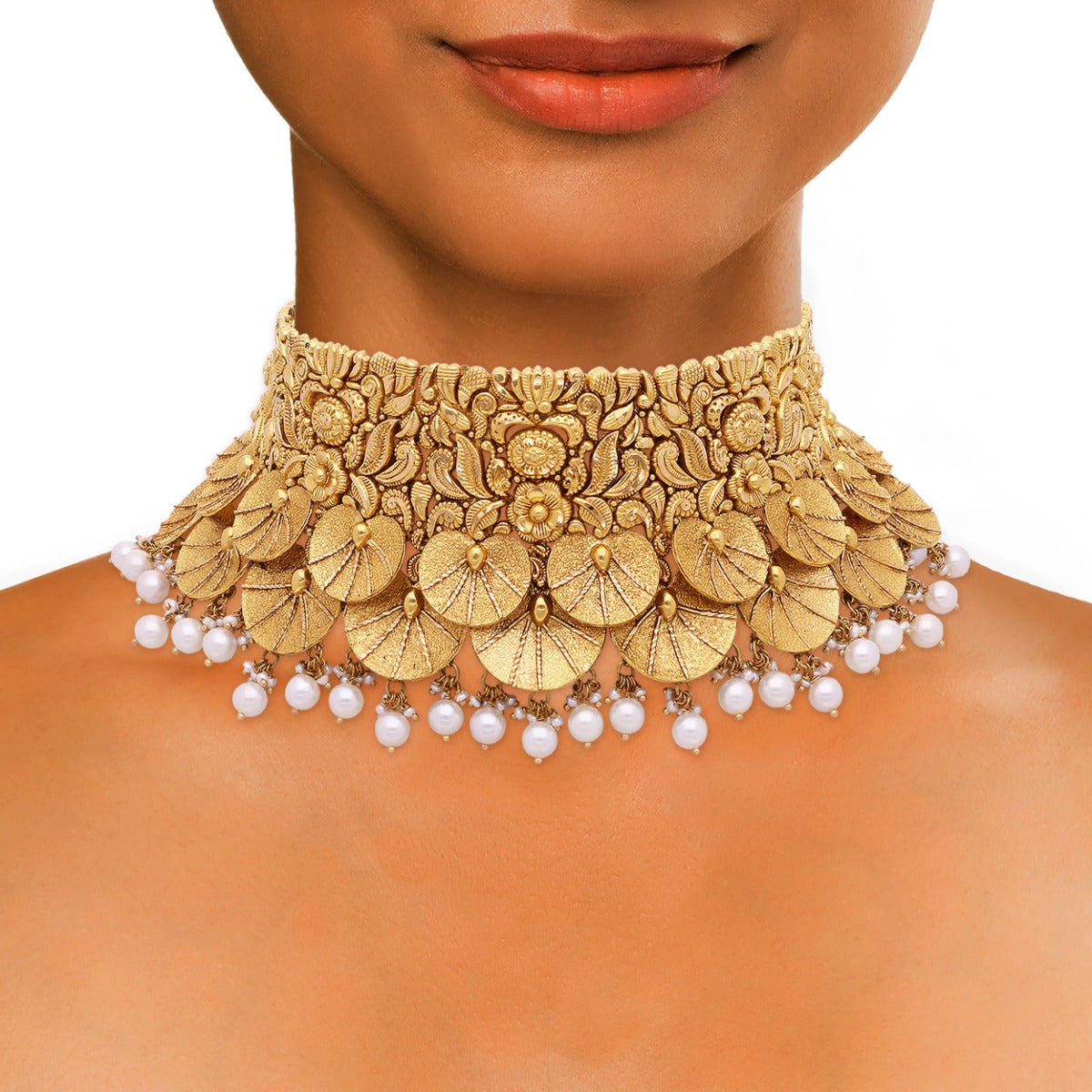 Janaki Gold Choker Set