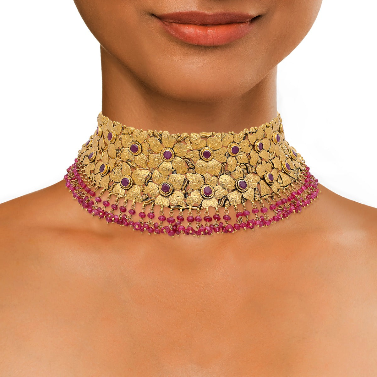 Aarchi Gold Choker Set