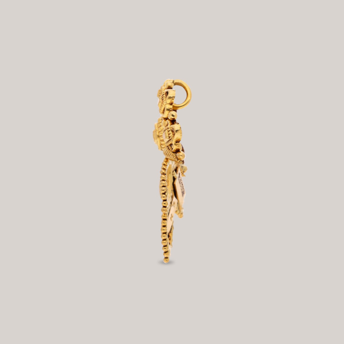 Radiant Petal Gold Pendant