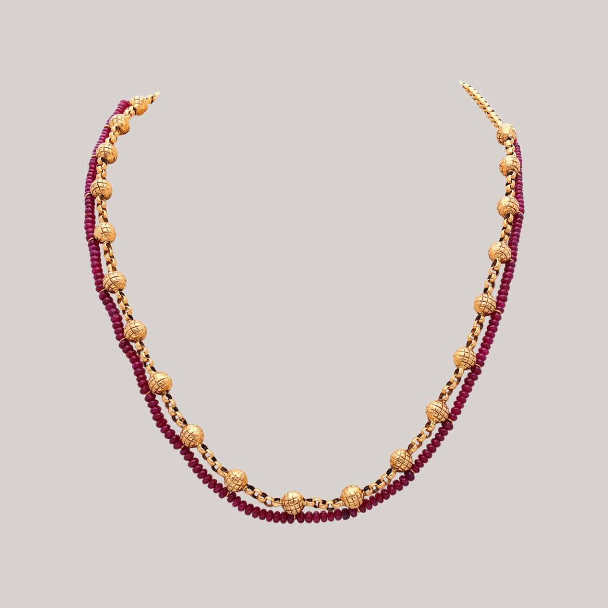Double Delight Gold Necklace