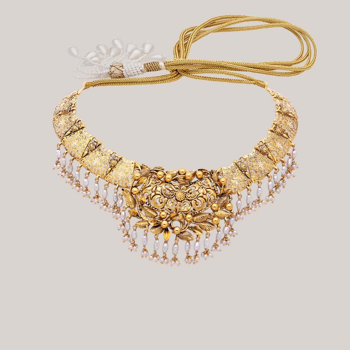Shimmering Heritage Gold Choker
