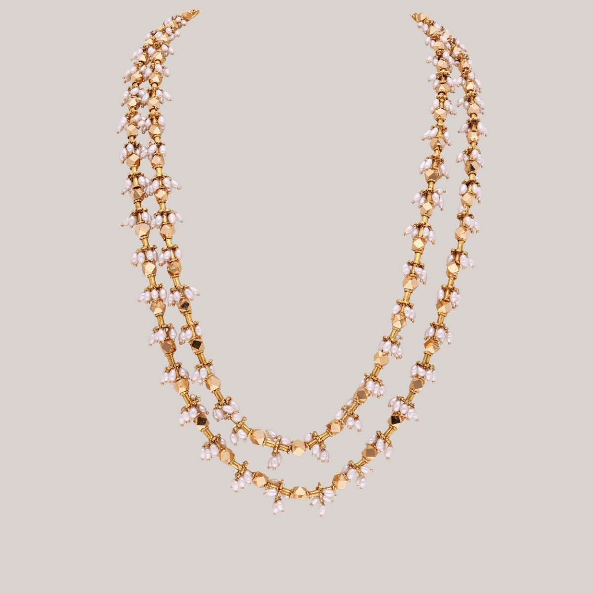 Pearl Prism Gold Necklace
