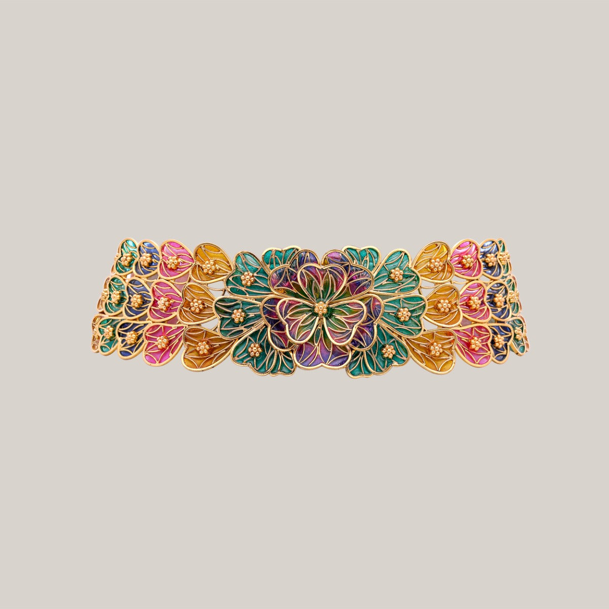 Blooming Eden Gold Choker