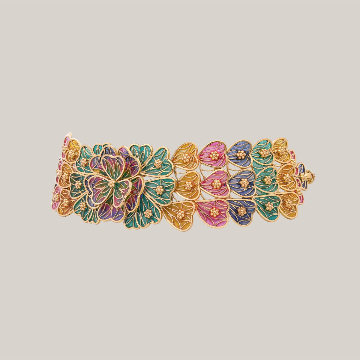 Blooming Eden Gold Choker Set