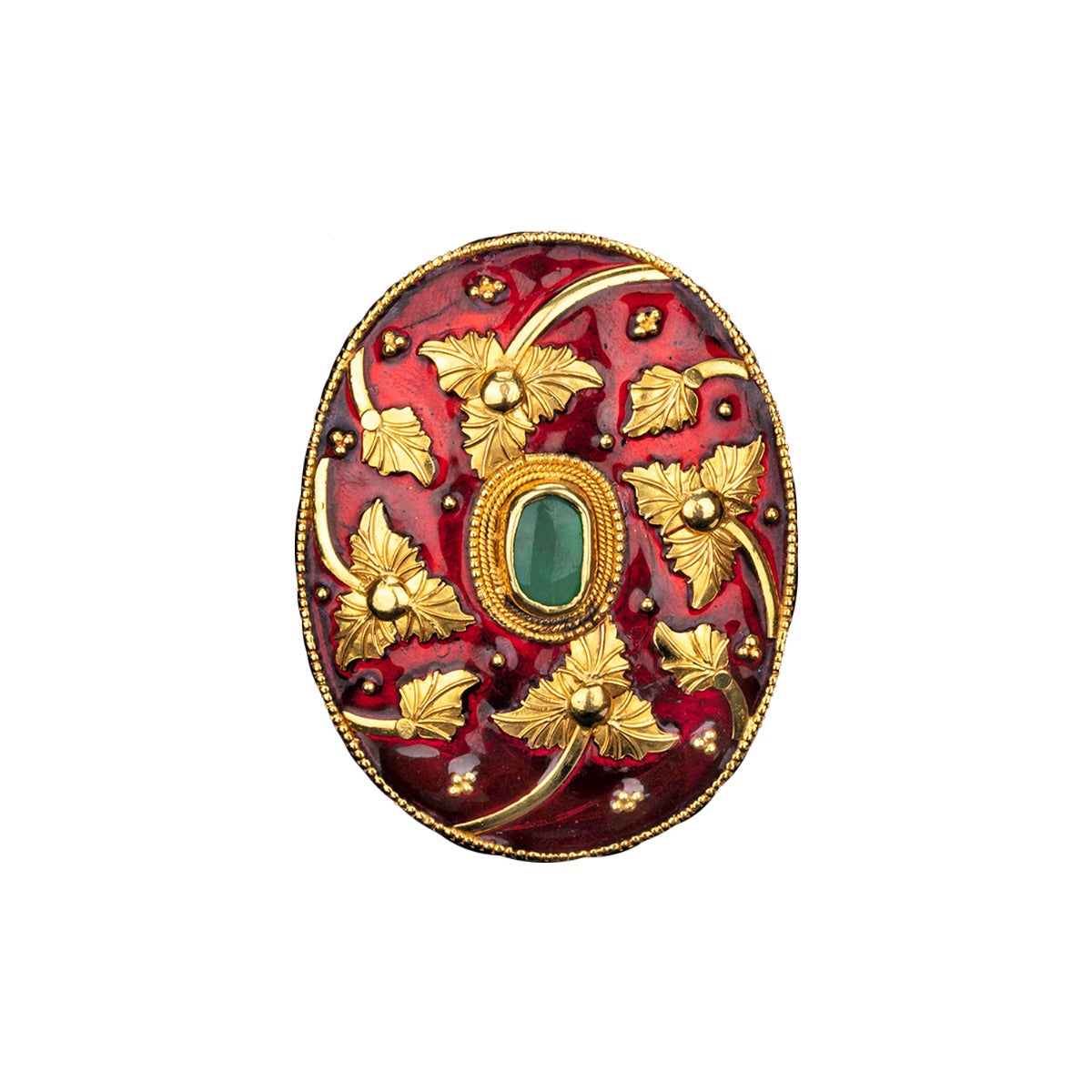 Radiant Red Gold Pendant