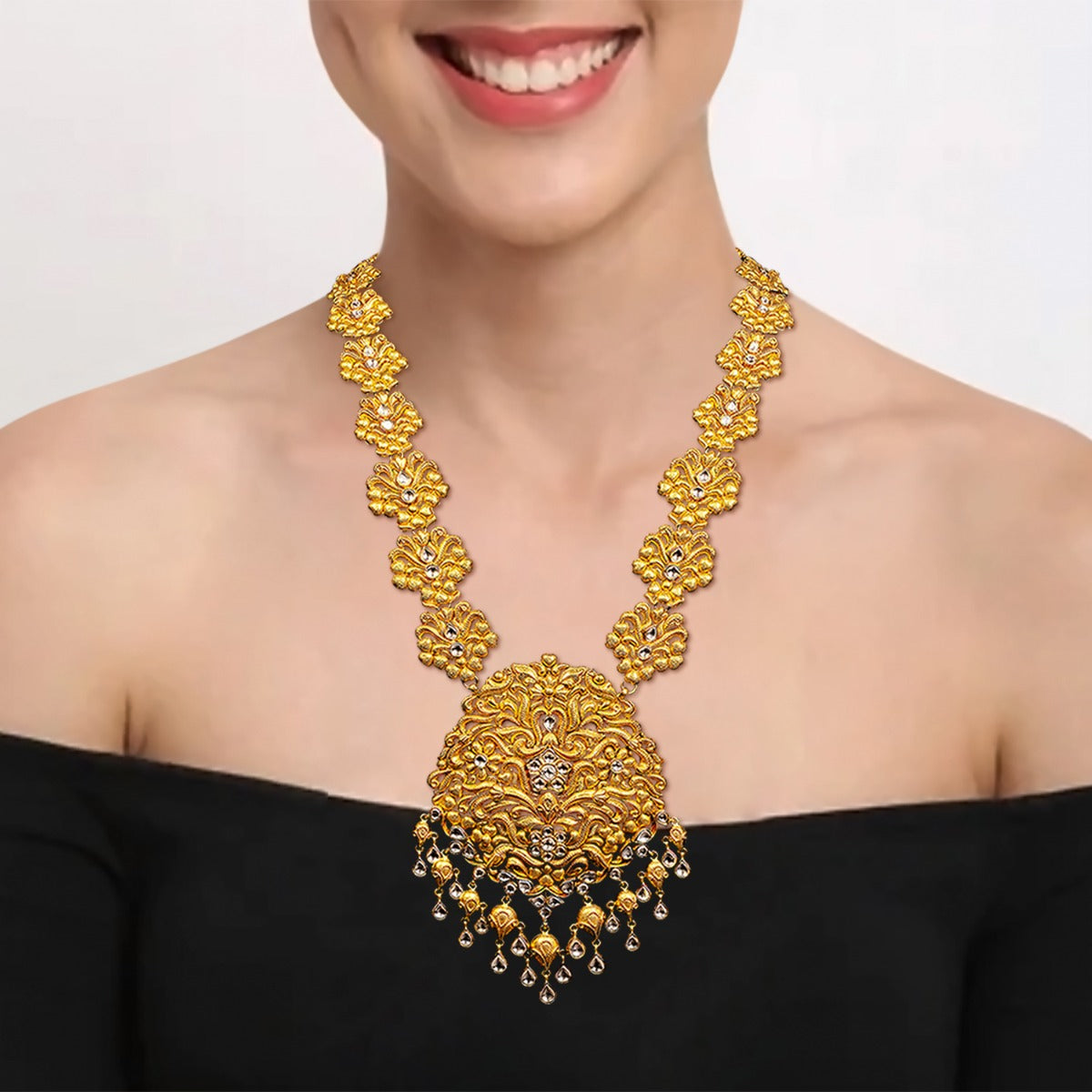 Divine Gold Long Necklace
