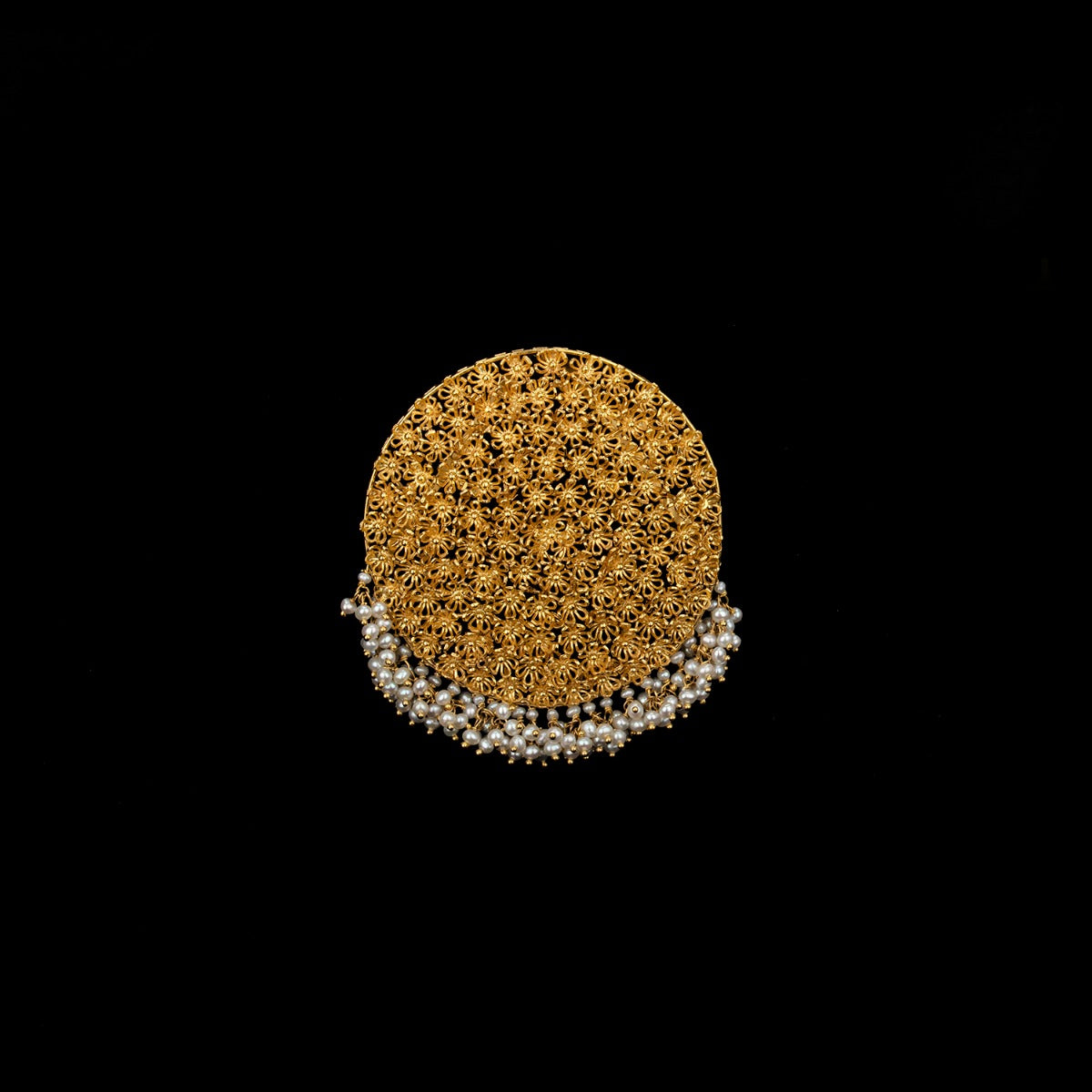 Ghoonghat Gold Pendant