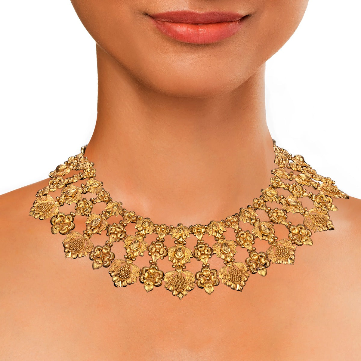 Planet Space Gold Necklace