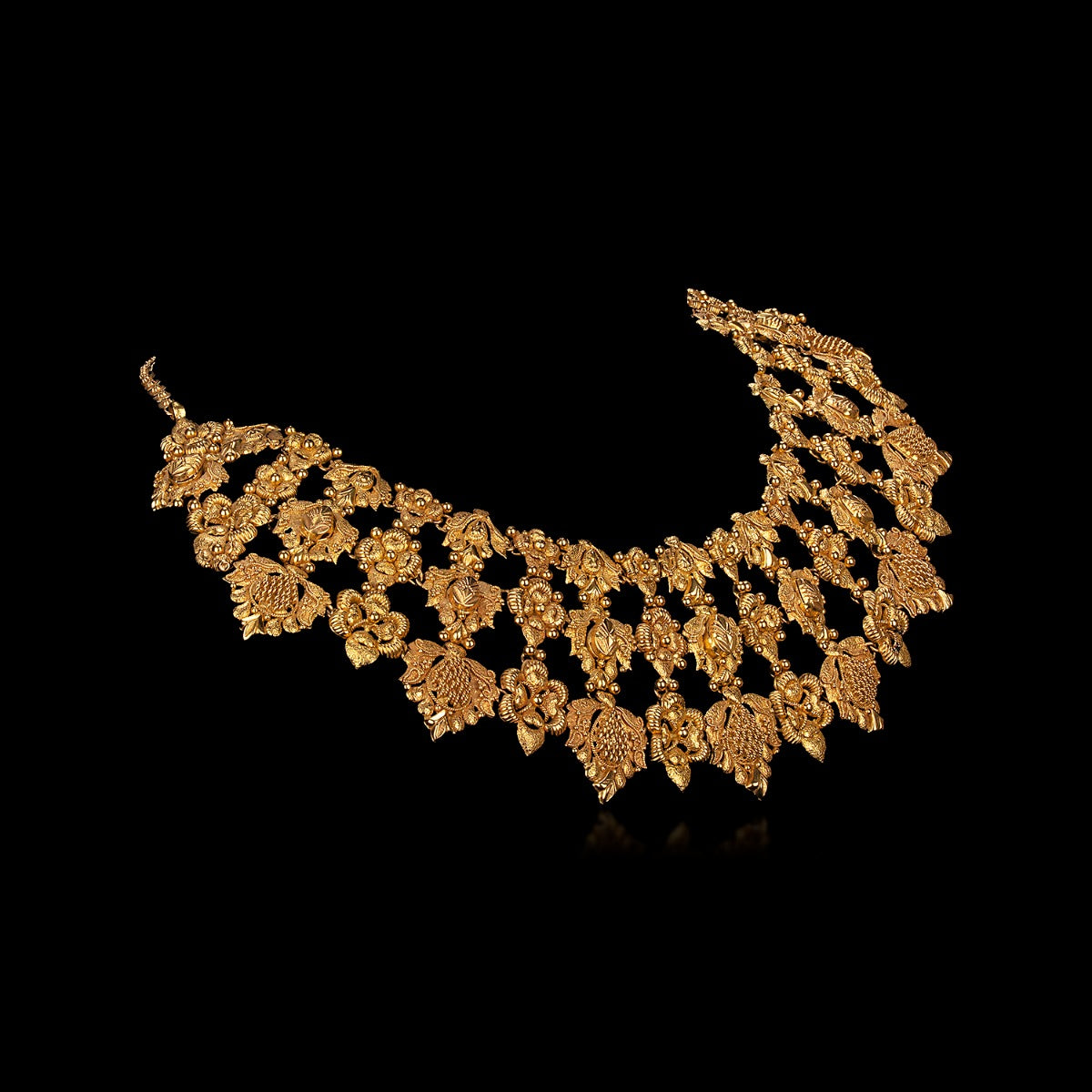 Planet Space Gold Necklace