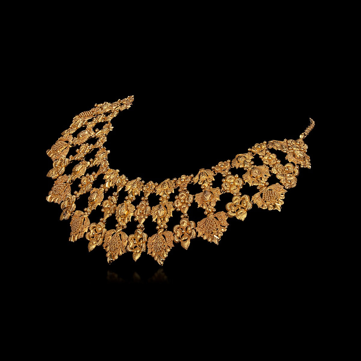 Planet Space Gold Necklace