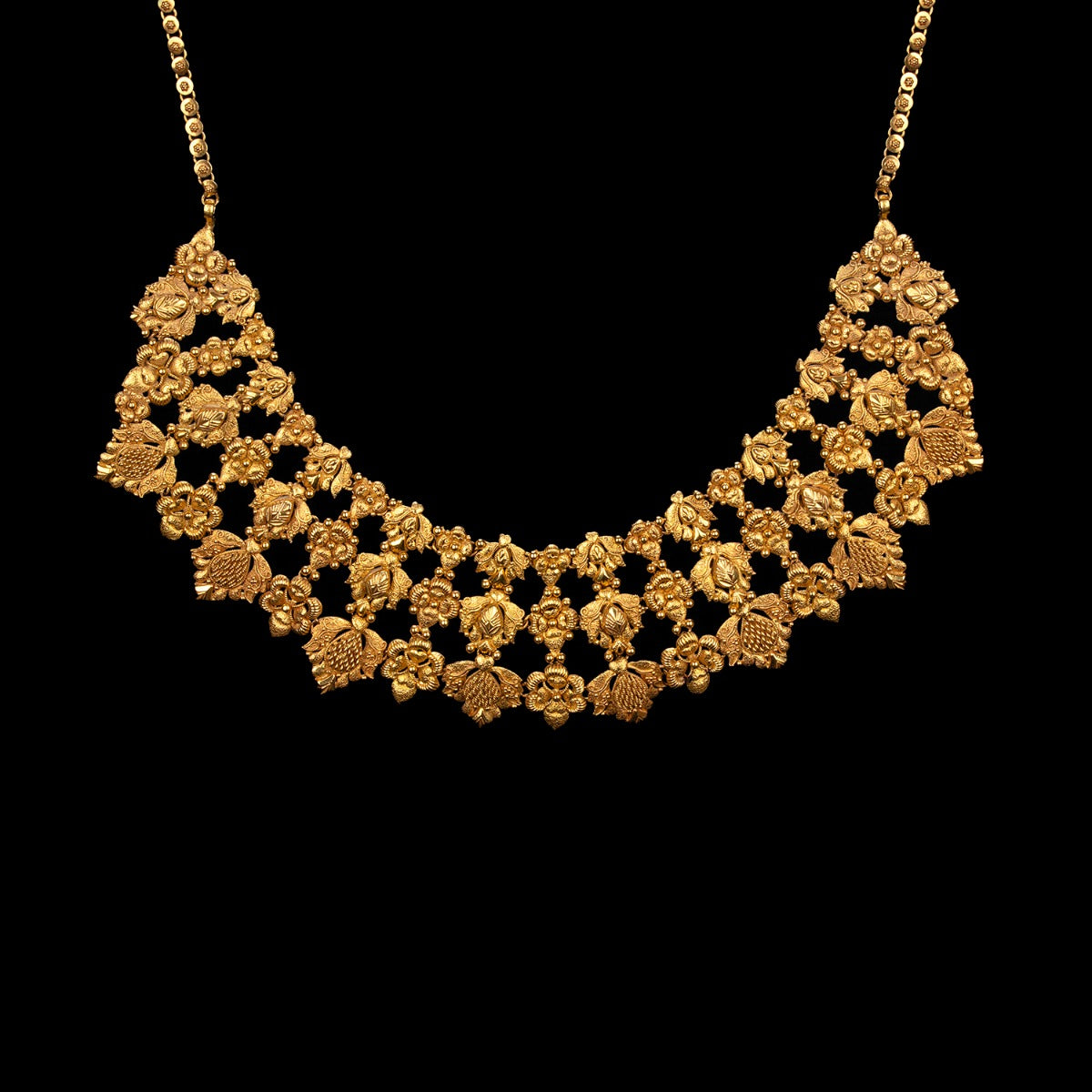 Planet Space Gold Necklace
