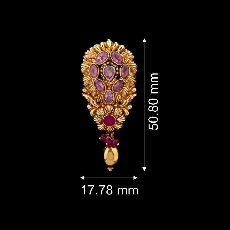 Begonias Floret Gold Earrings