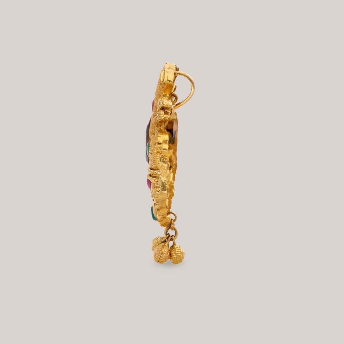 Temple Folk Gold Pendant