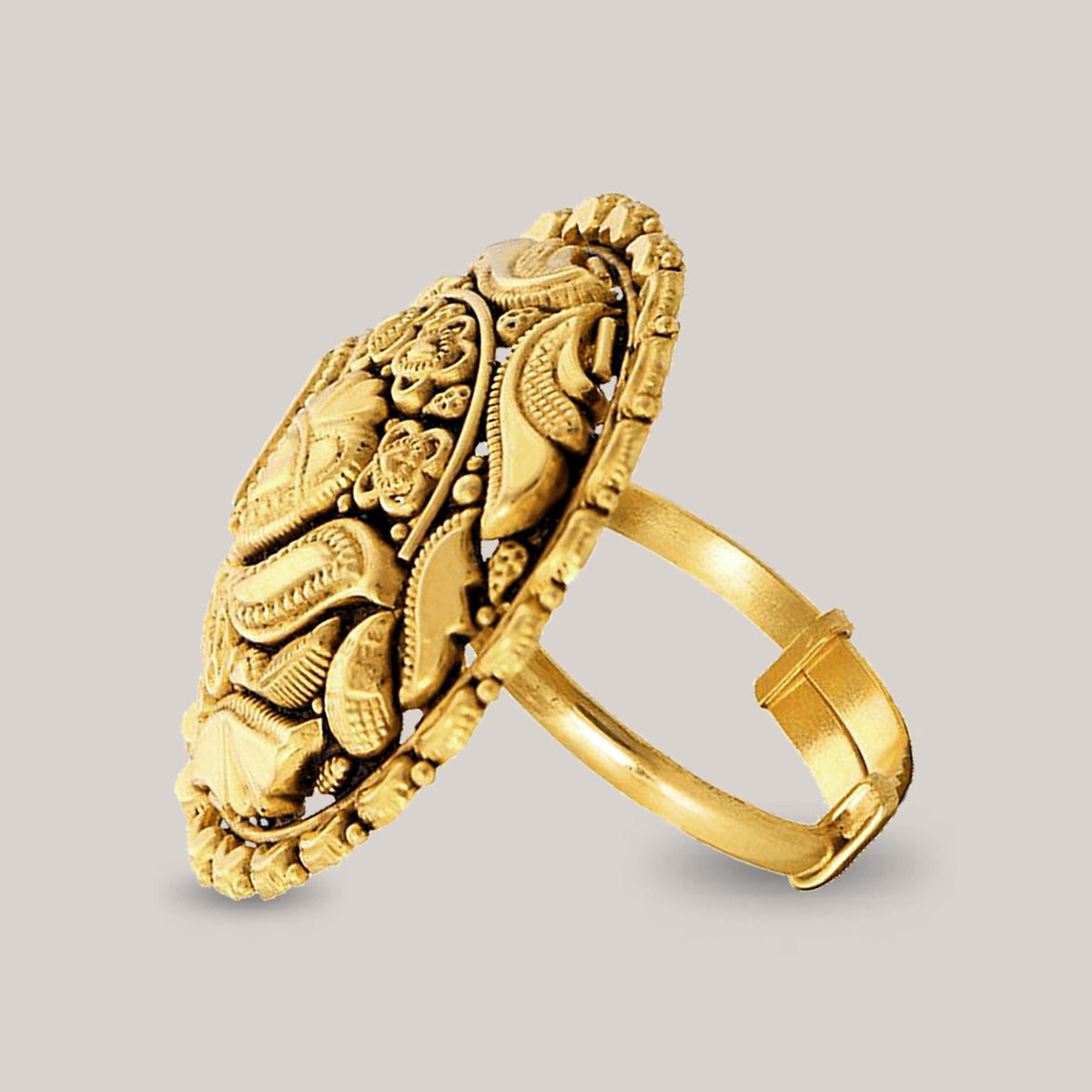 Cluster Arch Gold Ring