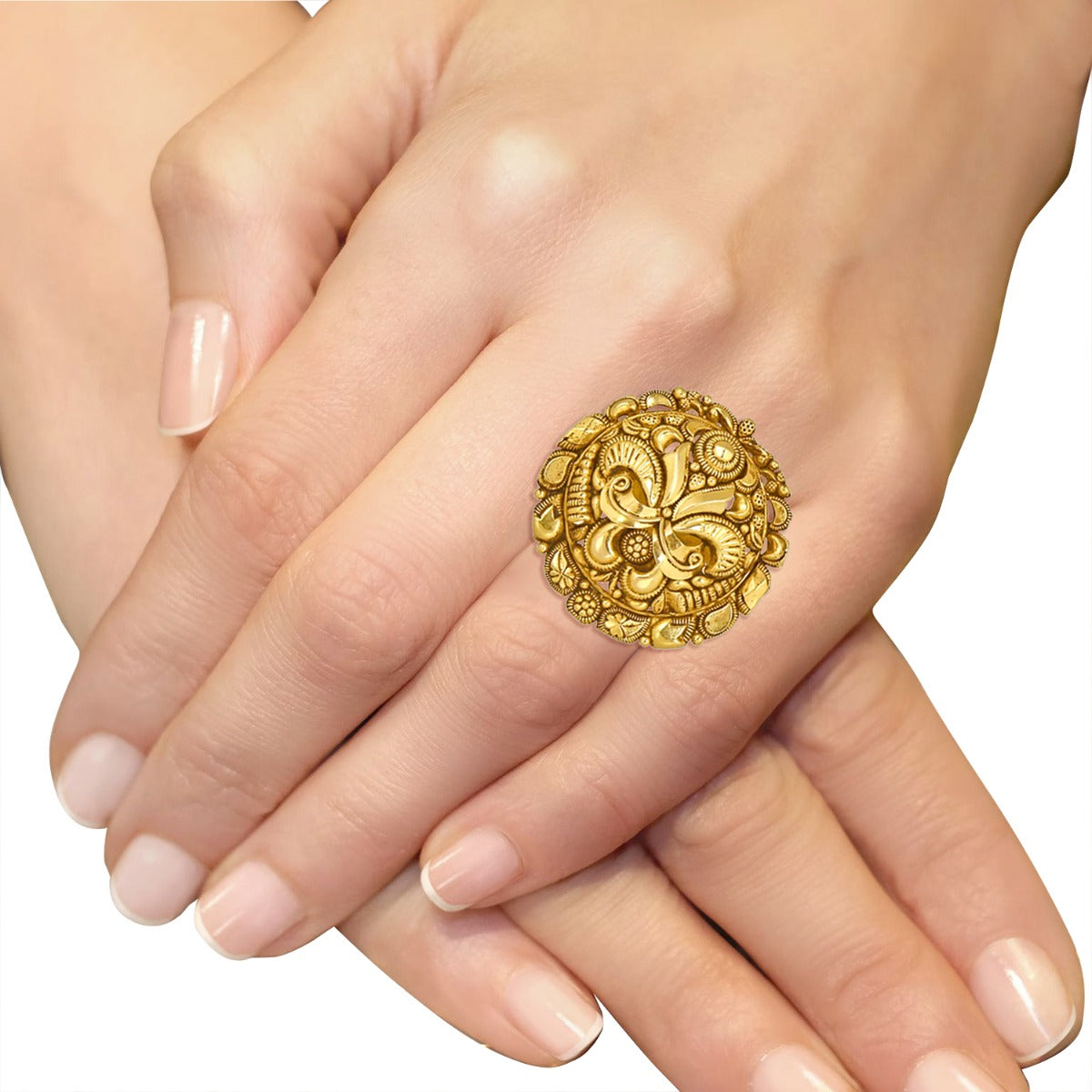 Queens Archery Gold Ring