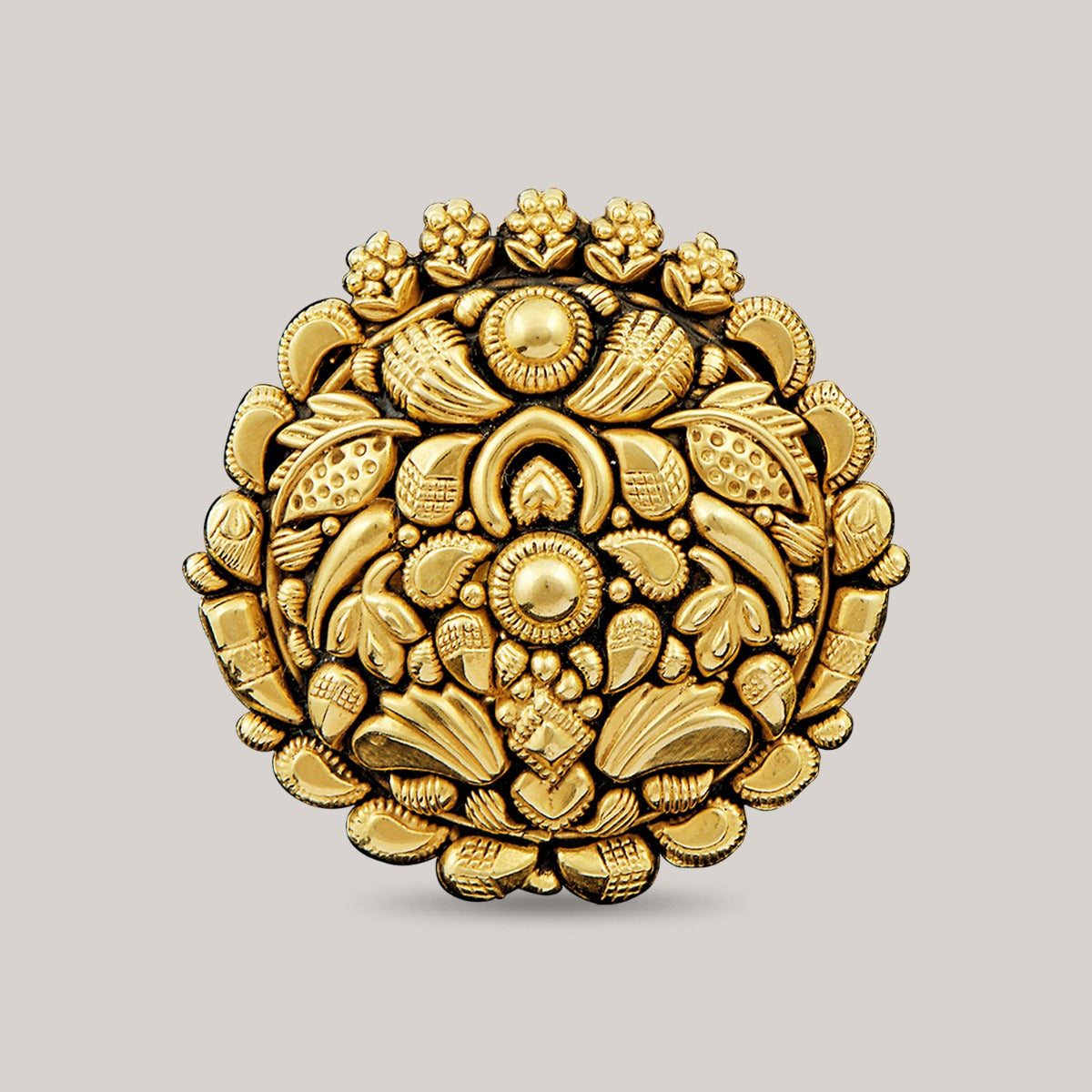 Flower Wall Gold Ring