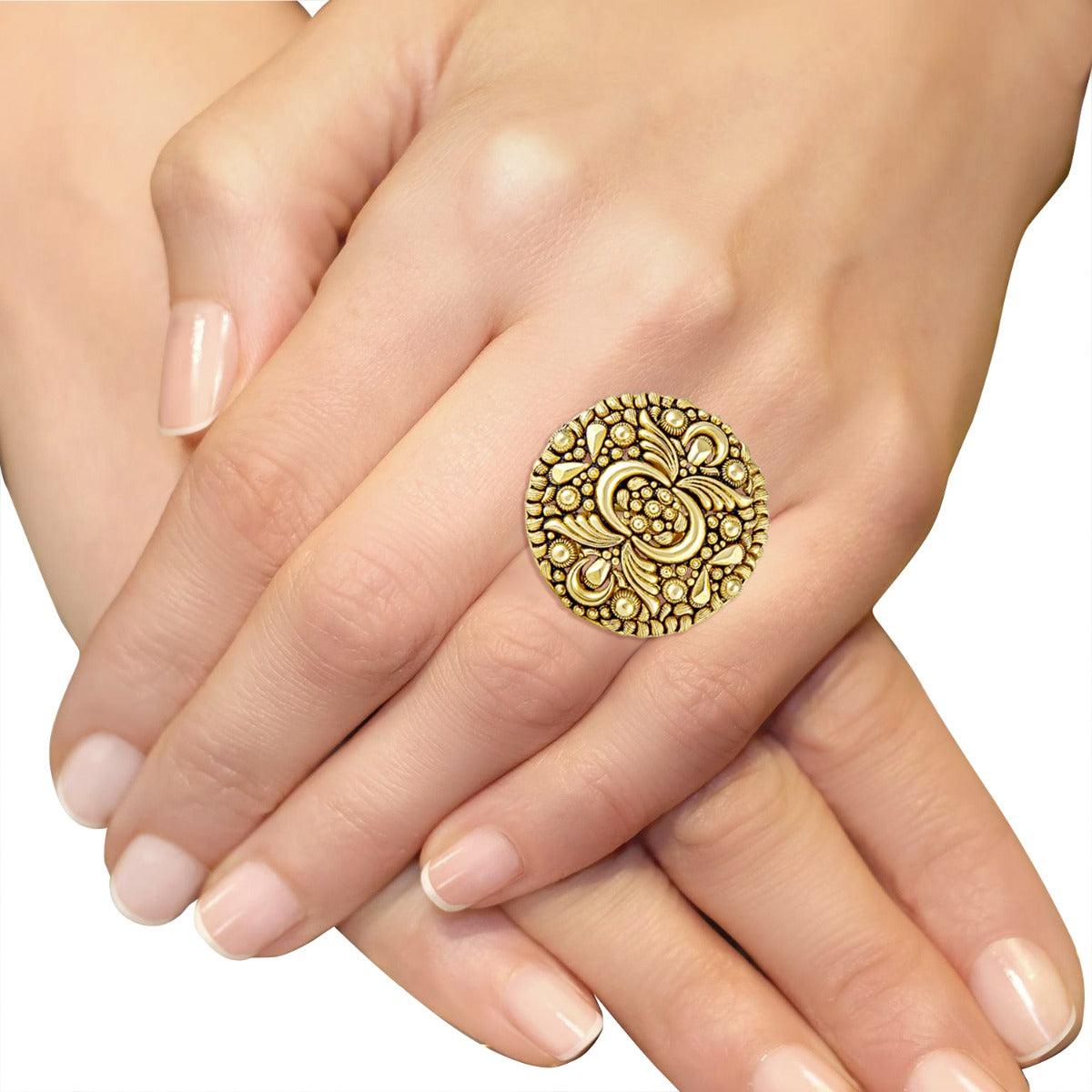 Melting Pot Gold Ring