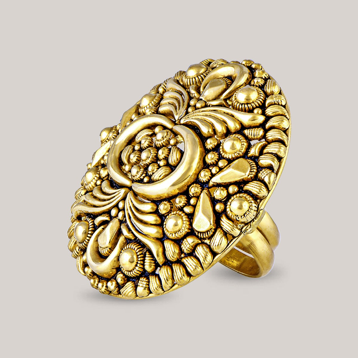 Melting Pot Gold Ring