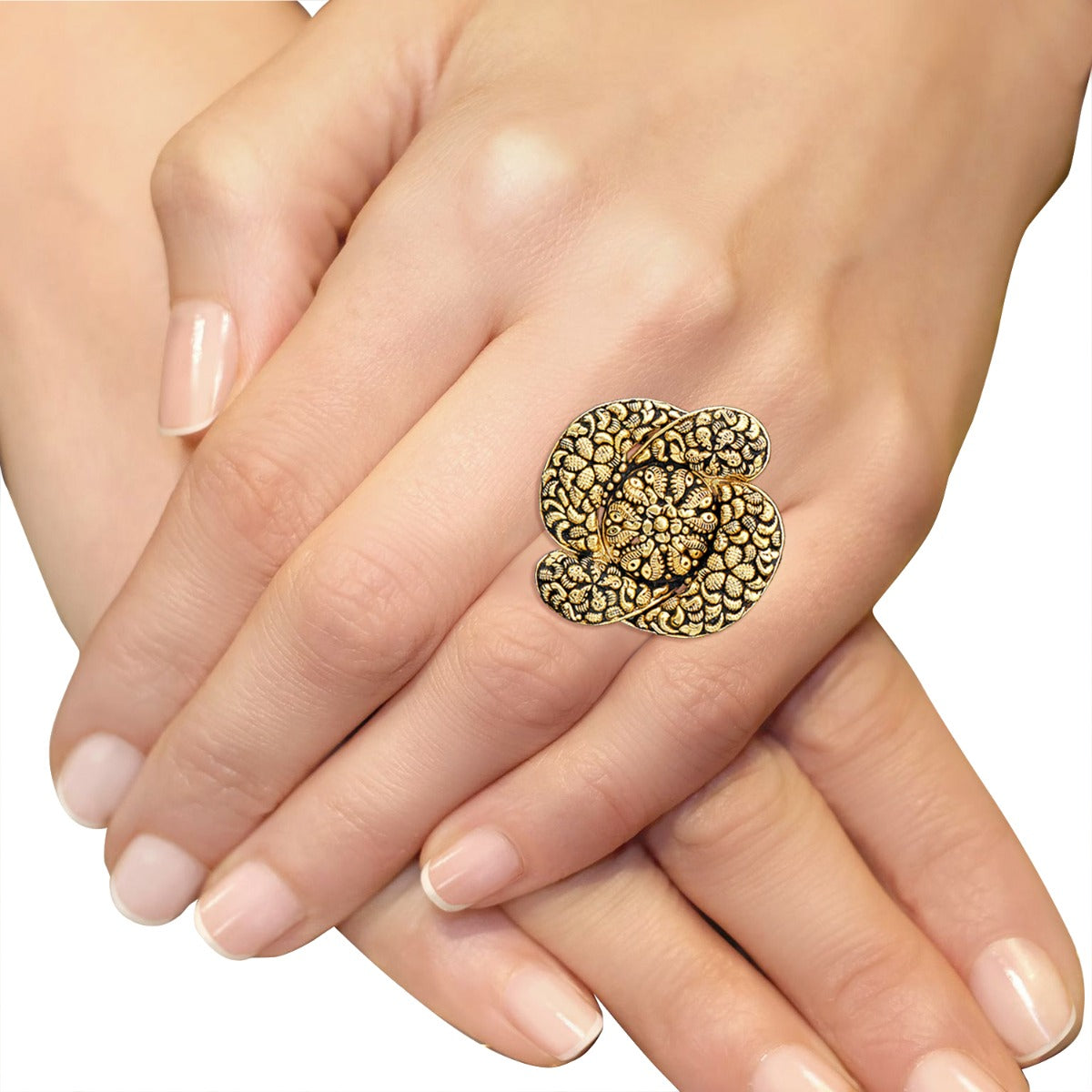 Buttercup Cover Gold Ring